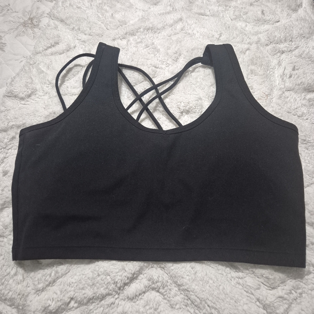 Calvin Klein Women's Black Strappy Sports Bra...Size:M - Picture 7 of 12